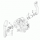 ATV 500 Case  /  belt cooling assembly