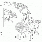 ATV 700 Головка цилиндра и распред.вал
