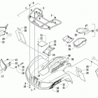 TRV 700 LTD Передний багажник крыло и фара