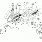 90 DVX Body panel and headlight assembly