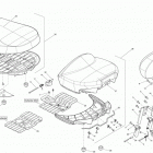 Outlander Max 400 EFI, STD, XT Сиденье