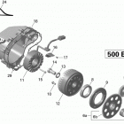 Outlander MAX 500EFI STD, DPS & XT 03- magneto and electric starter 1_420 watts