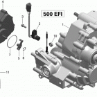 Outlander MAX 500EFI STD, DPS & XT Коробка передач в сборе и 4x4 actuator
