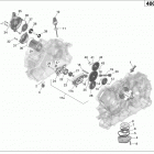 Outlander Max 400 EFI, STD, XT Масляная система