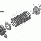 DS 450EFI STD Сцепление