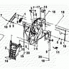 DS 250 NA, EUR & INT 09- front fender int
