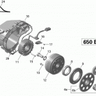 Outlander 650EFI STD, DPS & XT 03- magneto and electric starter 1_420 watts