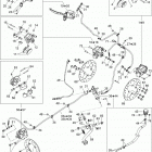 Outlander STD, XT, 400 EFI Тормозная система