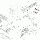 Renegade 500EFI STD Глушитель
