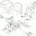 Outlander MAX 1000EFI, DPS, XT & XT-P 09- seat passenger