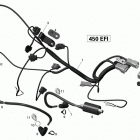 DS 450EFI Xmx Жгут проводов и электрический блок
