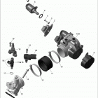 Outlander STD, XT, 400 EFI Коллектор воздухозаборника и корпус дросселя