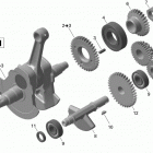DS 450EFI Xmx 01- crankshaft