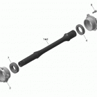 Outlander 800R EFI, STD, DPS, XT & XT-P Приводной вал