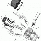 Outlander 800R EFI, STD, DPS, XT & XT-P Головка цилиндров