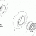 Outlander 650EFI XMR 07- wheels and tires front
