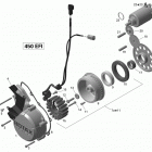 DS 450EFI Xmx Магнето и электрическийй стартер