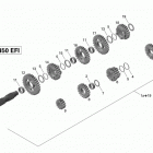 DS 450EFI Xmx 05- gear box