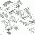 Outlander 650EFI STD, DPS & XT 09- body and accessories