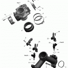 Outlander MAX 1000EFI, DPS, XT & XT-P Коллектор воздухозаборника и корпус дросселя