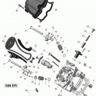 Outlander 500EFI STD, DPS & XT Головка цилиндров