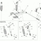 Renegade 500EFI STD Задняя подвеска