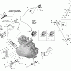 Outlander STD, XT, 400 EFI Двигатель и крепление