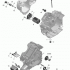 Outlander MAX 1000EFI, DPS, XT & XT-P Масляная система