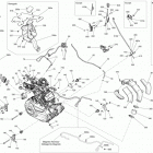 Outlander MAX 1000EFI, DPS, XT & XT-P Двигатель и крепление