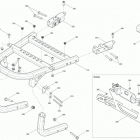 Renegade 500EFI STD Задний ящик для поклажи