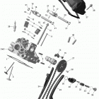 Outlander 800R EFI, STD, DPS, XT & XT-P Головка цилиндров задняя часть