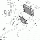 Outlander STD, XT, 400 EFI Система охлаждения