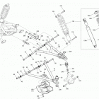 Outlander 650EFI XMR Передняя подвеска