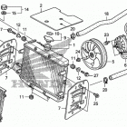 TRX680FA Радиатор