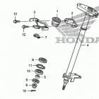 TRX400X Рулевой вал