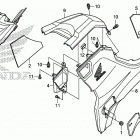 TRX420FA1 Side cover@tank cover