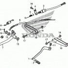 TRX250X Педали и подножки
