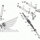 TRX250TM Распределительный вал и клапана