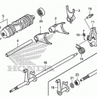 TRX420TE1 Gearshift fork (2)