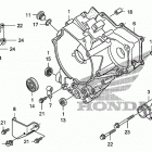 TRX250X Крышка картера задняя