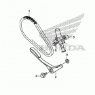 TRX250TM Цепь ГРМ и натяжитель