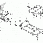 TRX250TM Багажник