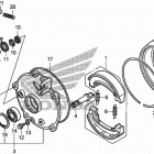 TRX250X Rear brake drum