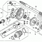 TRX420FA1 Редуктор задний