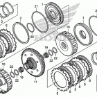 TRX420FA1 Сцепление
