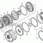 TRX680FA Сцепление (2-3)