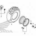 TRX500FA Заднее колесо