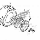 TRX90X Заднее колесо