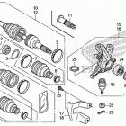 TRX420FA1 Front knuckle@front drive shaft