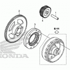 TRX500FM2 Пусковой механизм
